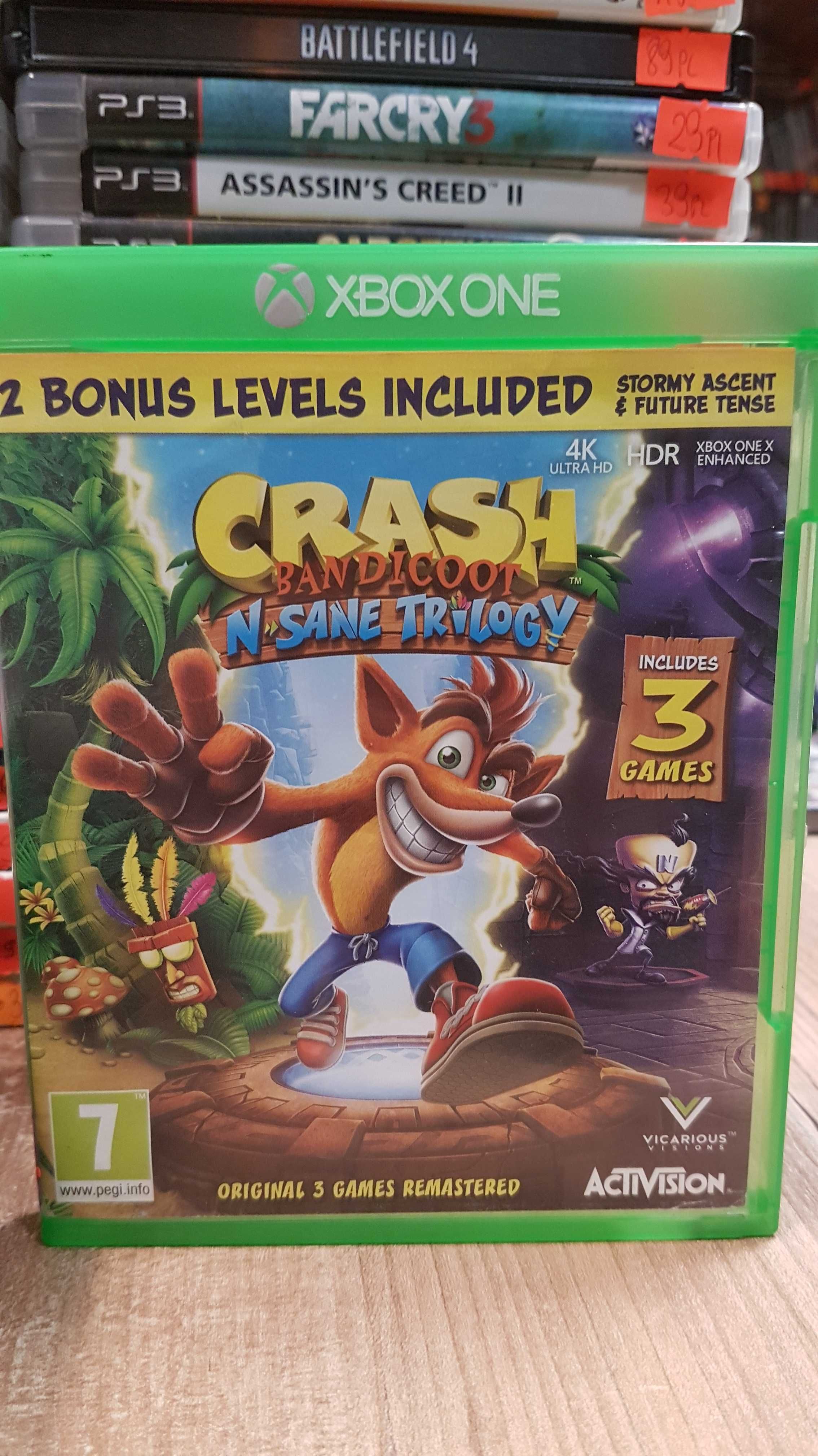 Crash Bandicoot N. Sane Trilogy XBOX ONE Sklep Wysyłka Wymiana