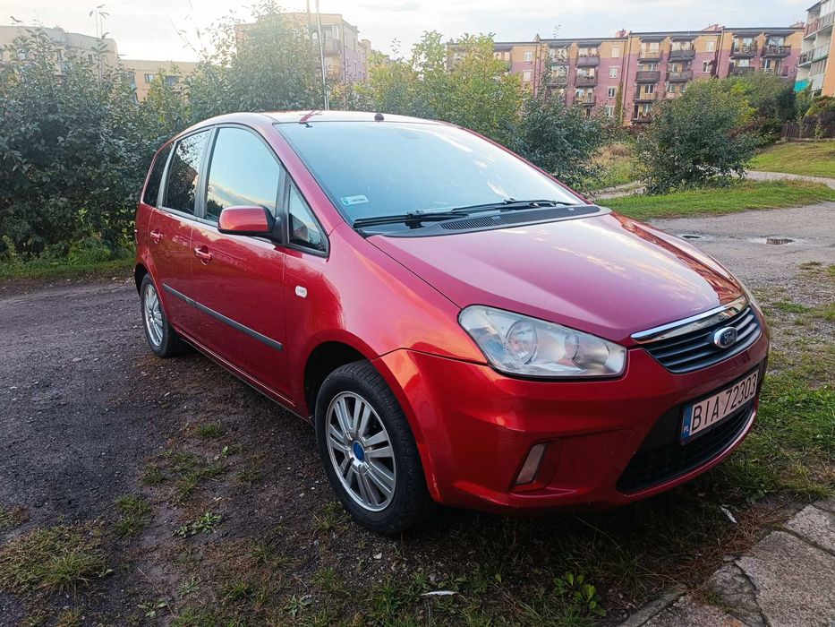 FORD C-MAX 2008r. 1,6 benz, Salon Polska, hak, klima, Alu, kam.cofania