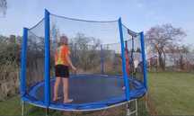 Trampolina 13 cali / 404 cm (bez maty)