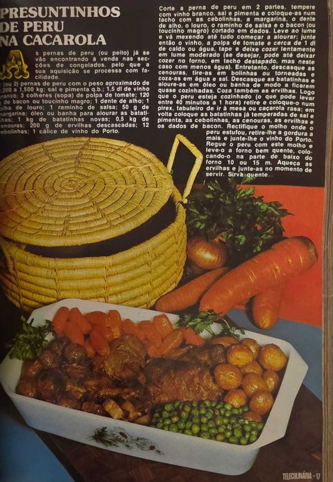 Tele culinária revistas encadernadas 2 vol -104revistas - Ref EM