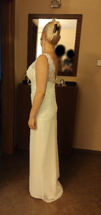 Suknia ślubna ecru, 38