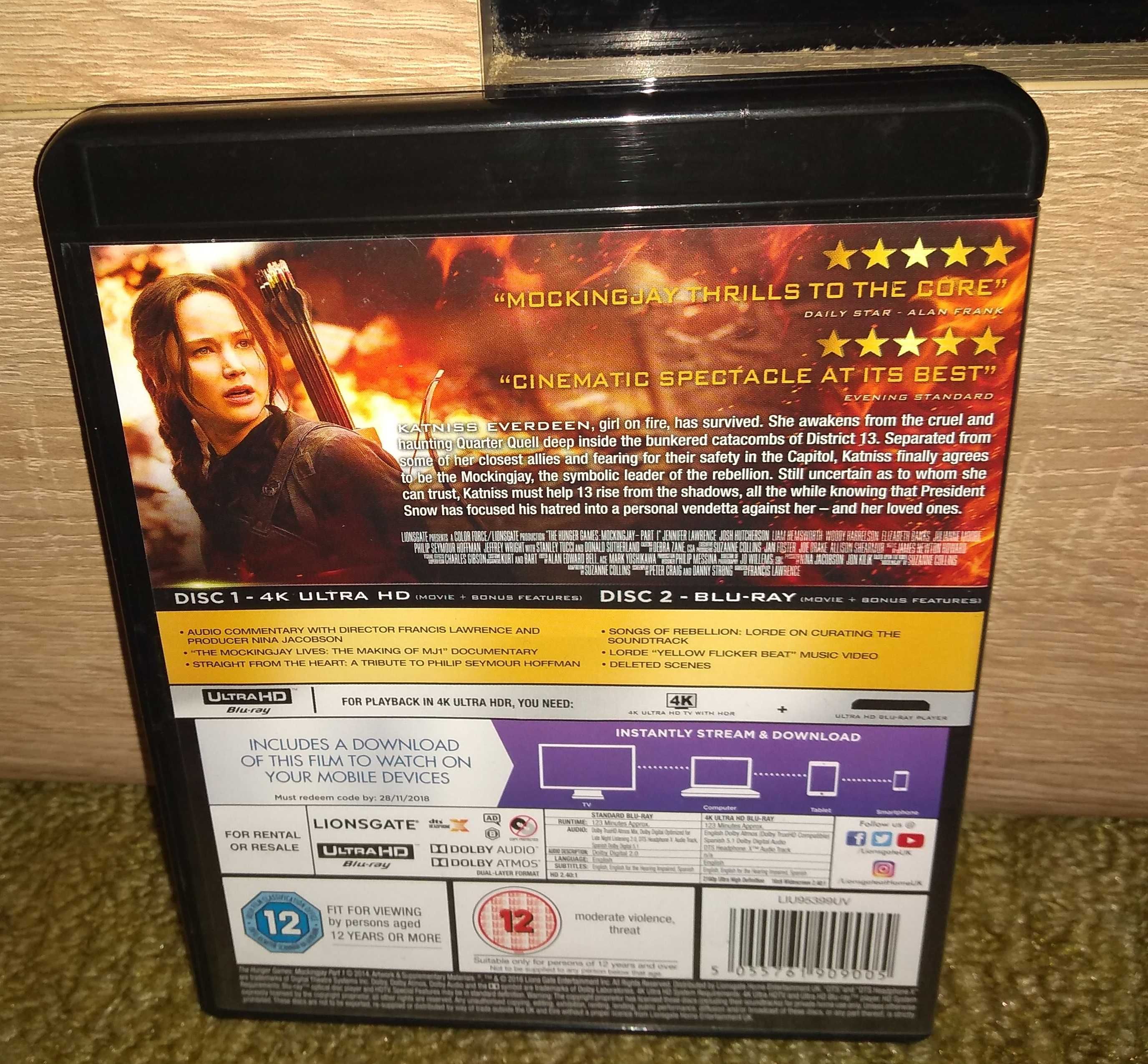 The Hunger Games: Mockingjay Part 1 (Igrzyska śmierci. Kosogłos. Cz 1)