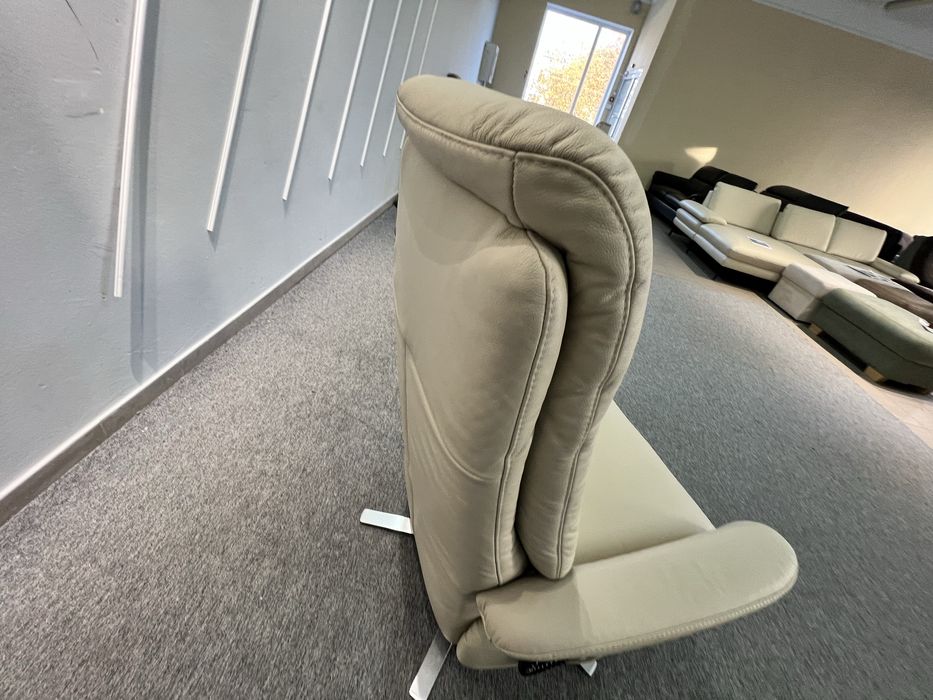 Крісло багато фукнціональне реклайнер електро привід шкіряне релакс