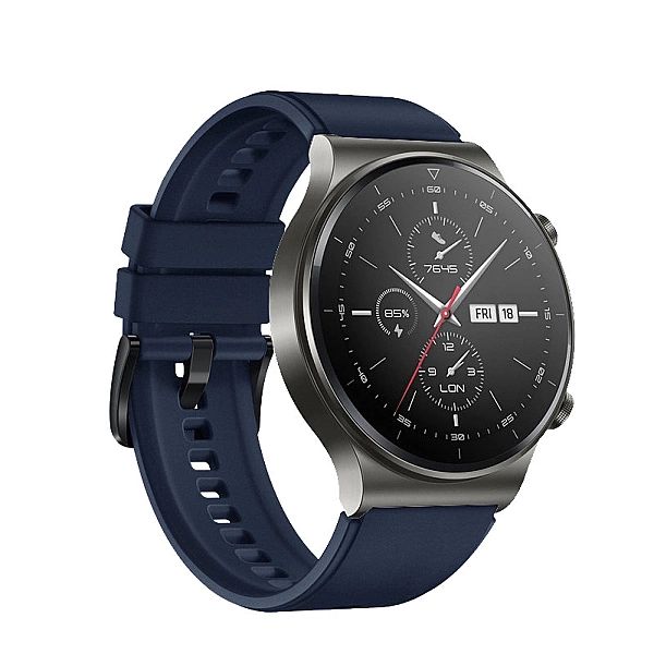 Pasek Silikonowy do Huawei Watch GT / GT2 / GT2 Pro granatowy