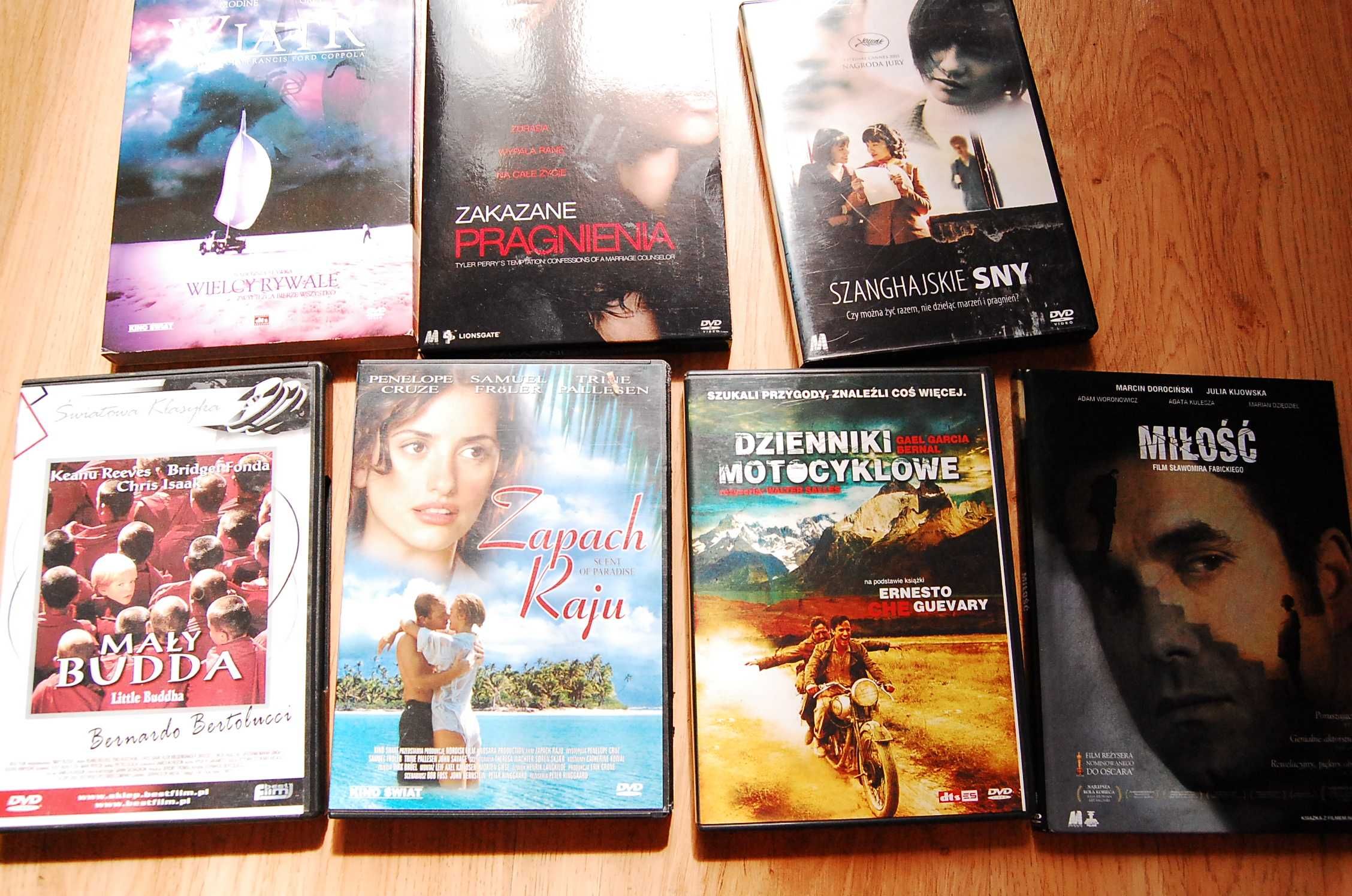 Kino ambitne, niezależne i dramaty.DVD 7. Filmy.