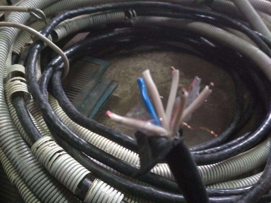 Кабель ВВГ 7х1,5мм, ПВС б/у