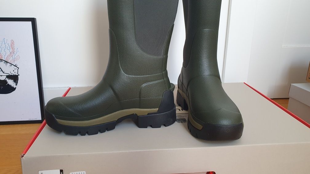 Hunter - kalosze Balmoral - nowe - 36 - zielone