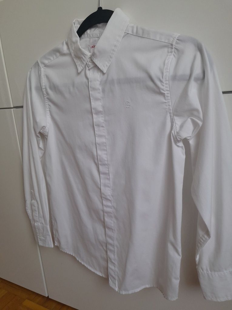 Biała koszula 140 cm