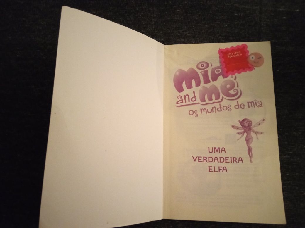 Livro Juvenil "Mia And Me" Os Mundos de Mia Usado