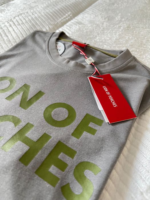 camisola cinzenta lion of porches