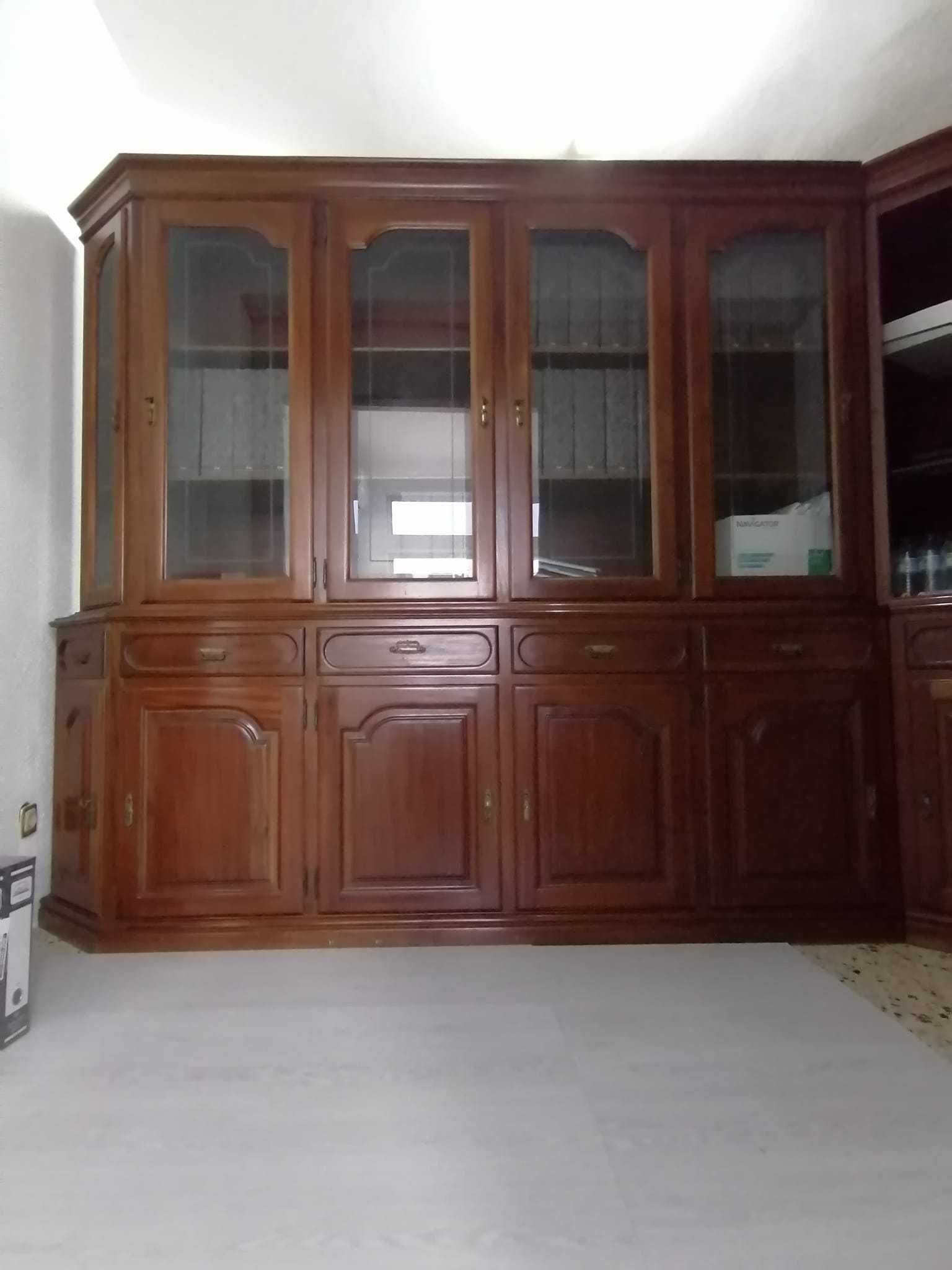Aparador Cristaleira de Canto