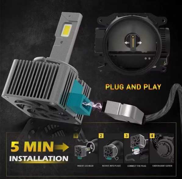 Led лампи світлодіодні нові автомобільні цоколь D2S