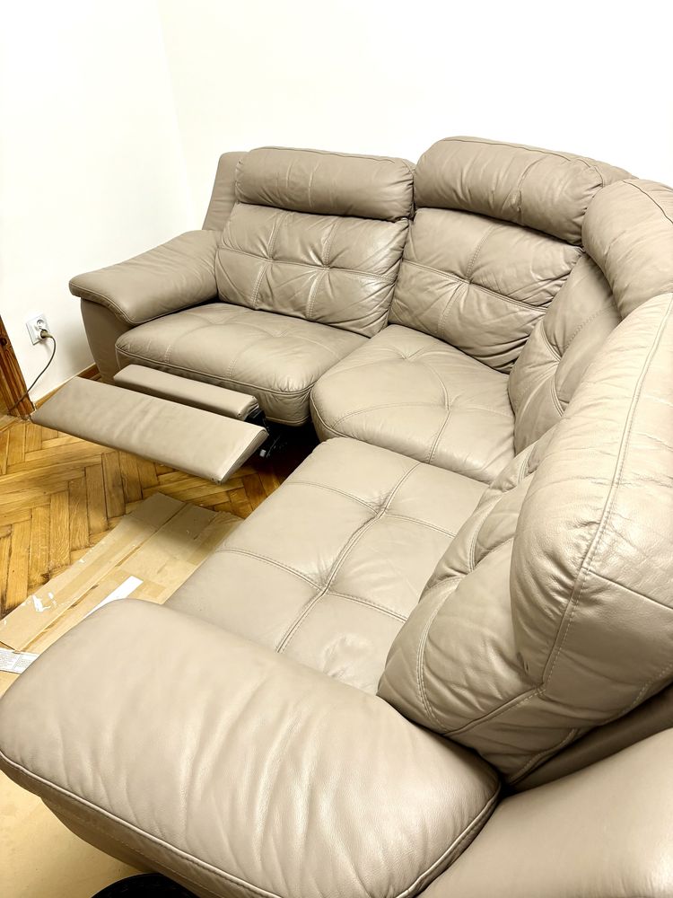 Narożnik kanapa Toledo z funkcją relax Agata Meble