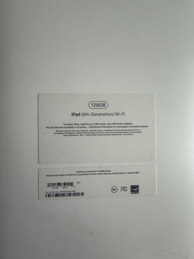 IPad 6 generacji 128GB wifi