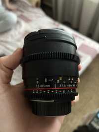 Rokinon 85mm T1.5 Cine в ідеалі for Nikon