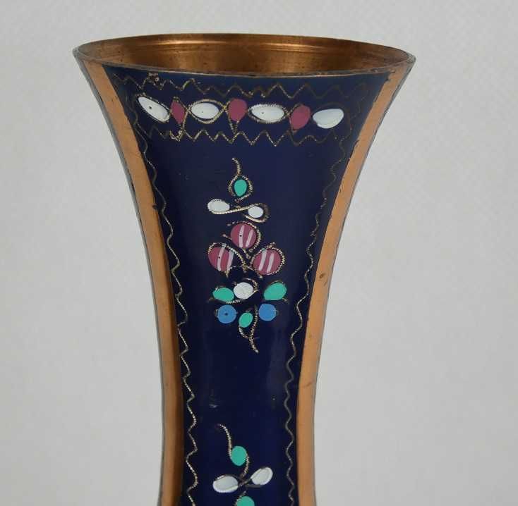 WAZON flet emalia kwiat kobalt 40cm