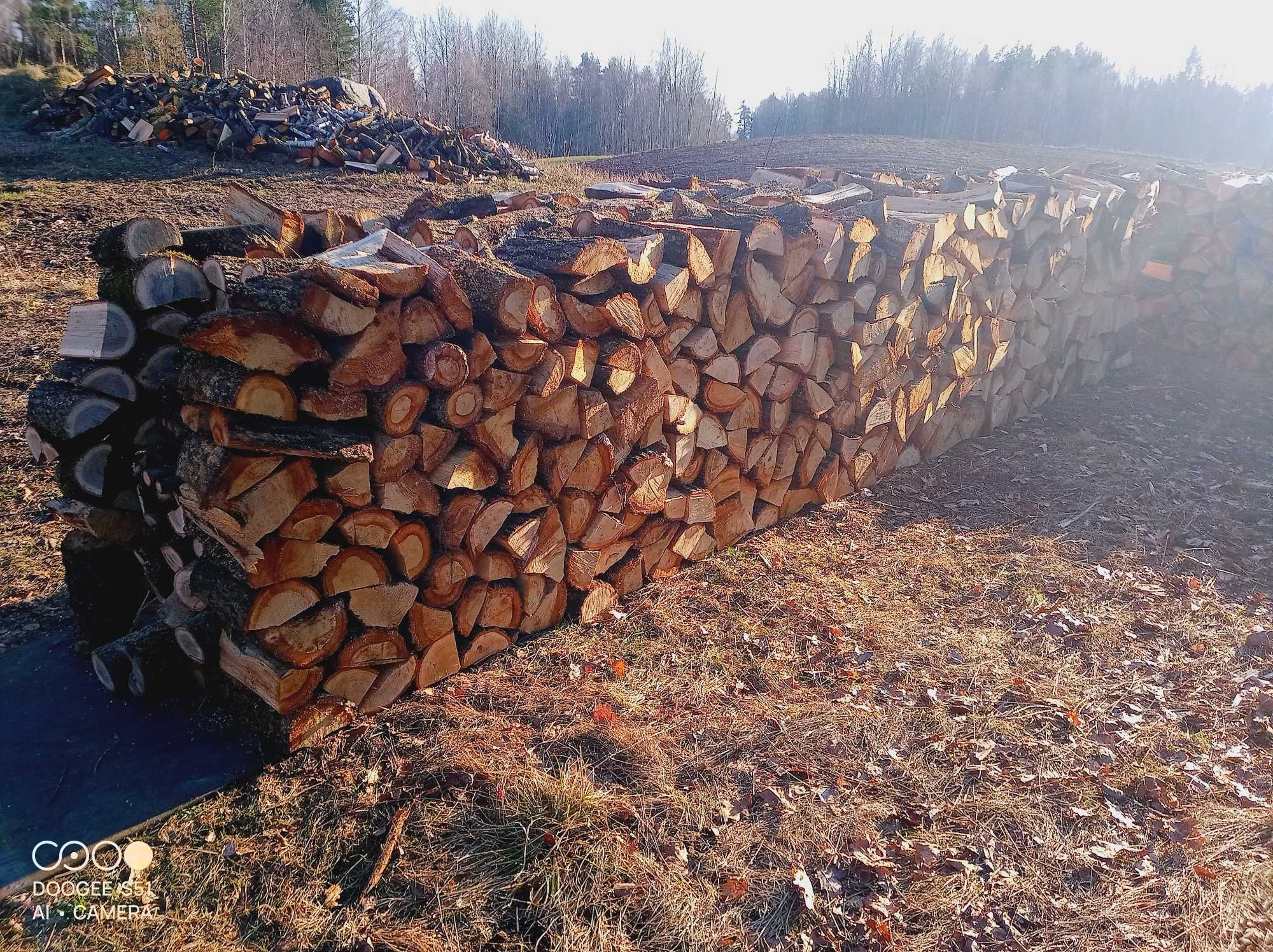 Drewno Opałowe Rąbane Kominkowe Osika Dąb Brzoza