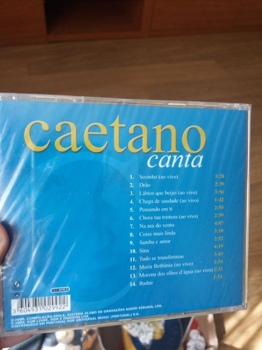 Caetano Veloso Colectãnea de 3 cds Novo