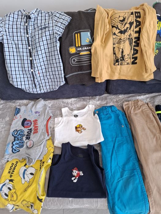 Ubranka dla chłopca 110/116