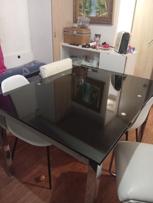 Mesa de vidro temperado a mesa estecevel
