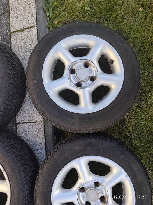Koła Alu 14"Ford 4x108 Fiesta Ka Escort. + Opony zima Fulda 175/55 14