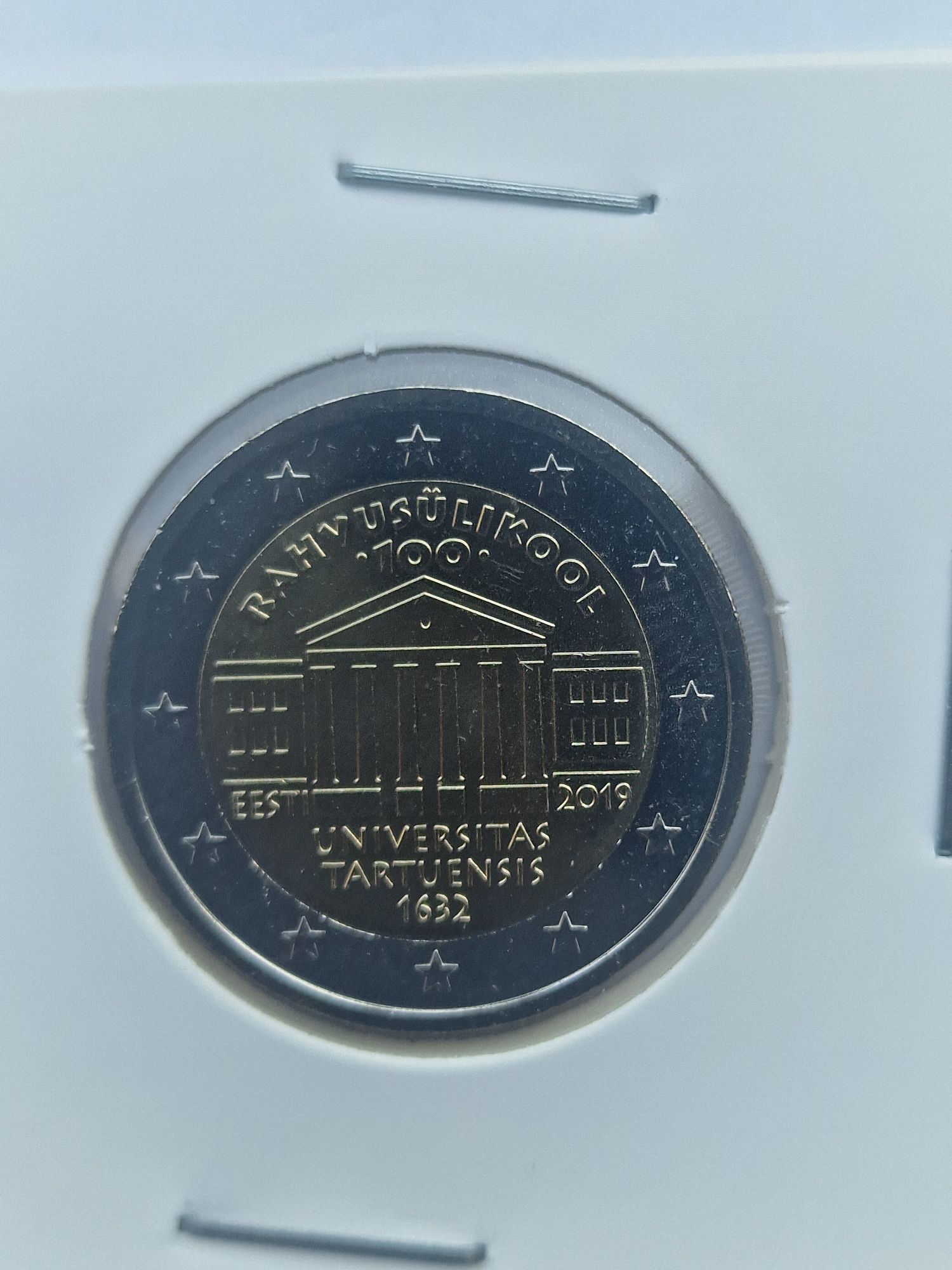 1 eur Estónia 2019 unv. Tartu unc.