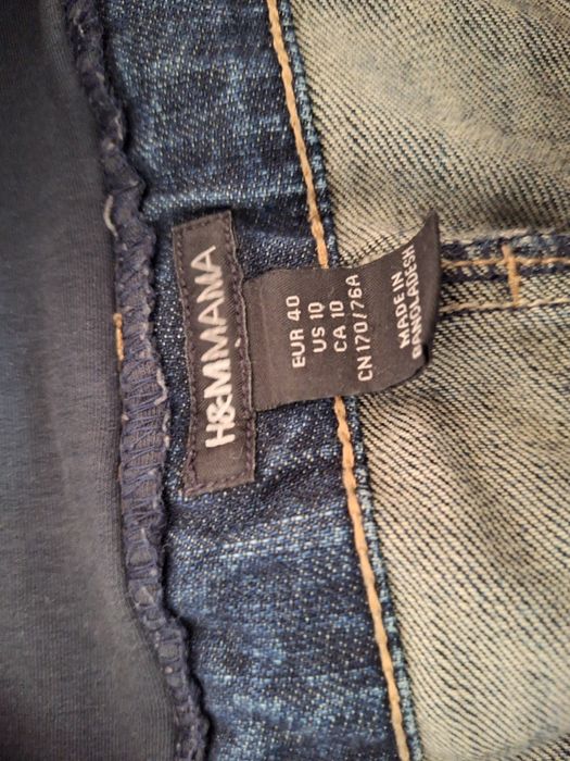 Spodnie jeansy HM Mama 40