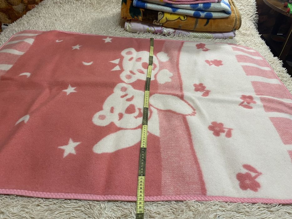 Одіяло дитяче Умка з вовни джакардове нове