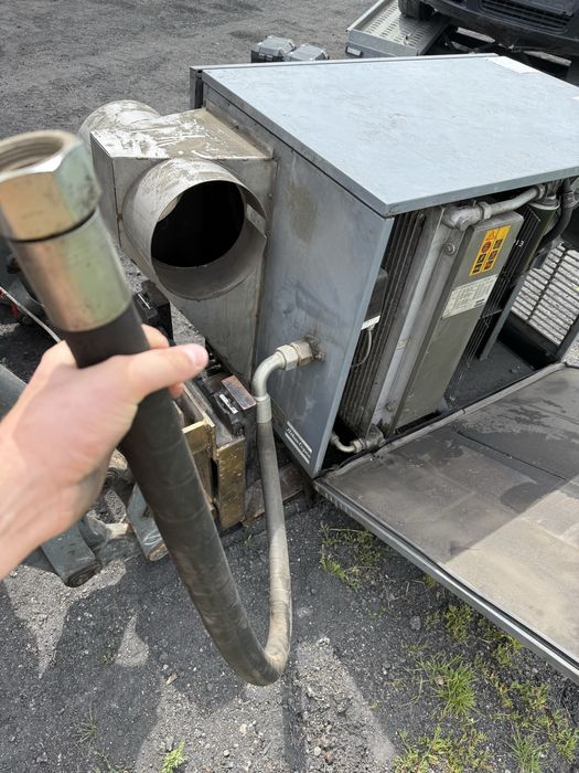 Kompresor do piaskowania duza wydajność Atlas Copco GA22 moc 22kw