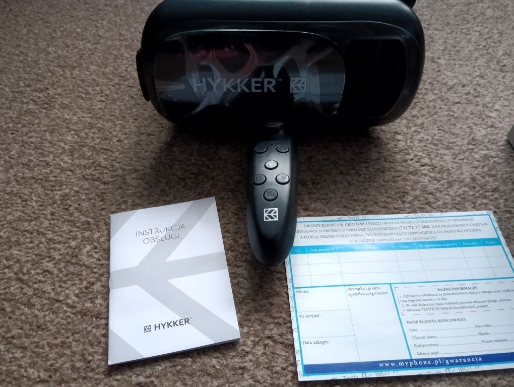 Gogle 3D Hykker VR glasses