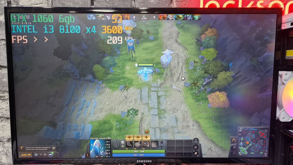 Мощный Игровой i3 8100 Gtx1060 Cs2 GtaV WoT Dota2