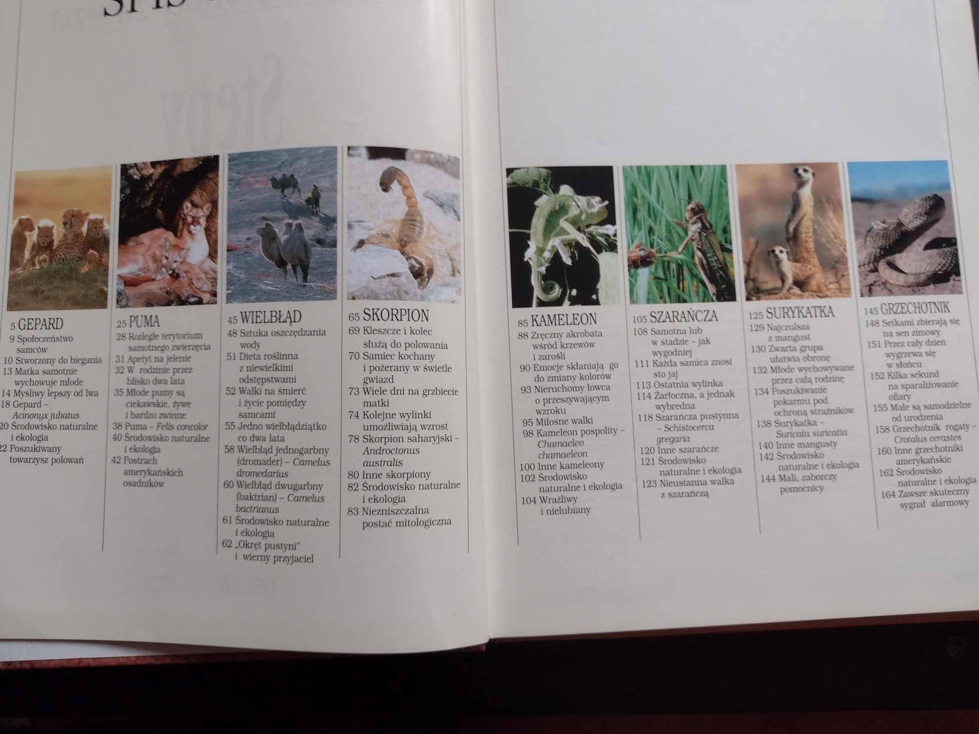 ,,Stepy i pustynie " encyklopedia dzikich zwierząt