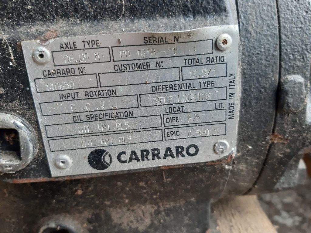 Мости Carraro bobcat гидронасос