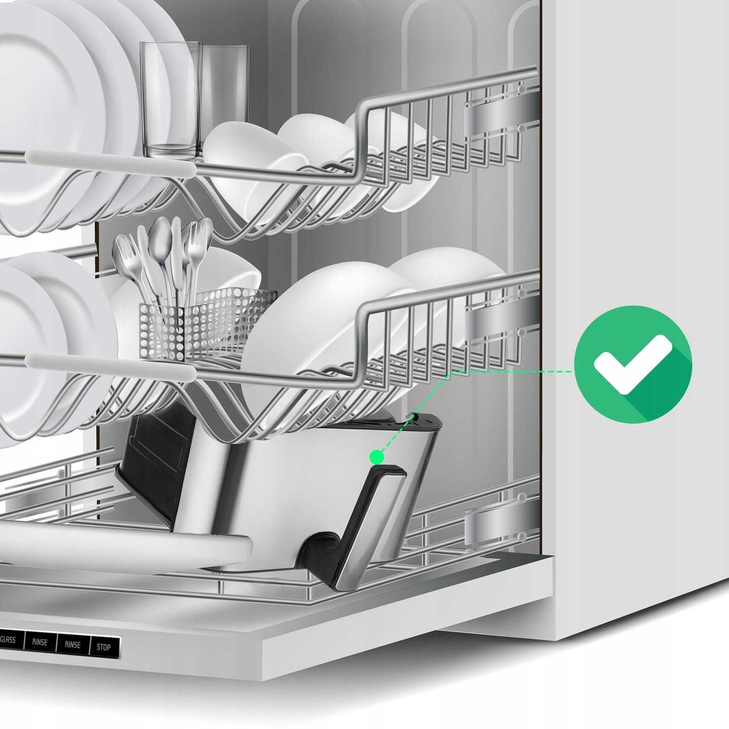 nowa frytkownica beztłuszczowa airfryer 8l lehmann 12 programów