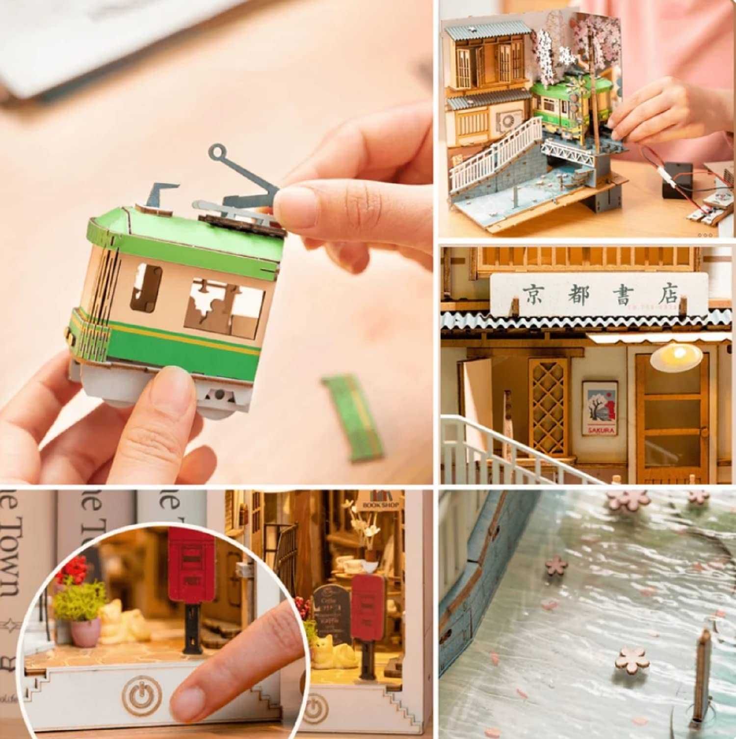 Подарунок 3D-конструктор (Japanese Sakura Densya Shelf)