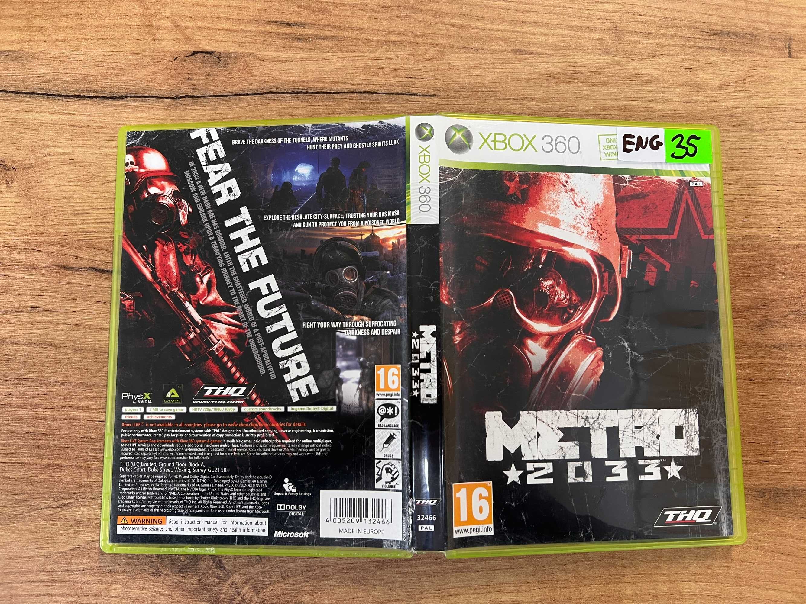 Metro 2033 Xbox 360 | Sprzedaż | Skup | Wymiana |