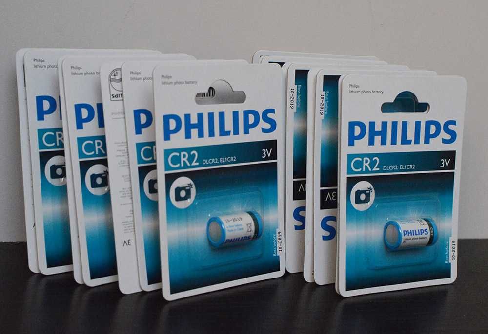 Батарейки CR2 PHILIPS / DLCR2 / EL1CR2 / AJAX