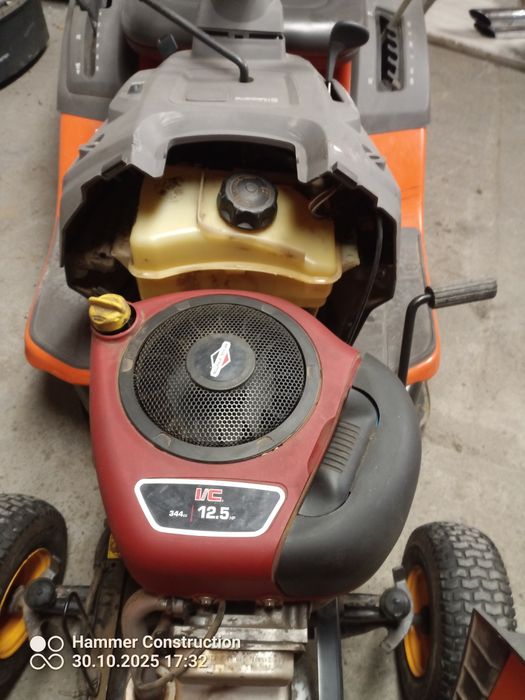 Kosiarka traktorek Husqvarna z koszem