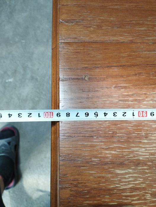 Duży stół drewniany rozkladany masywny 100x160/200