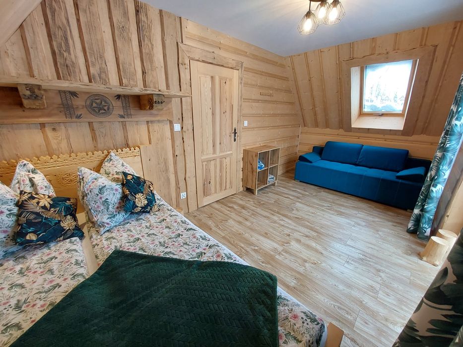 KOŚCIELISKO  Domek z bala 12-osobowy, pokoje, apartamenty