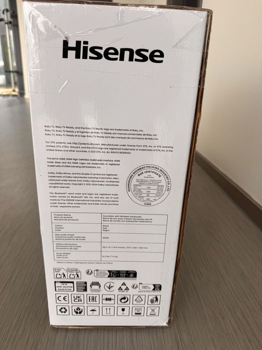 Soundbar Hisense AX3100Q - NOWY