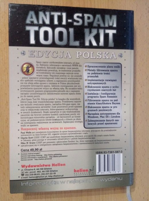 Anti-Spam Toolkit. Paul Wolfe, Charlie Scott, Mike Erwin