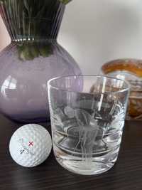 Szklanka do whisky  grawerowana Golf