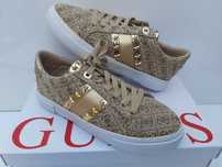 NOWE buty złote sneakersy GUESS trampki tenisówki rozmiar 36