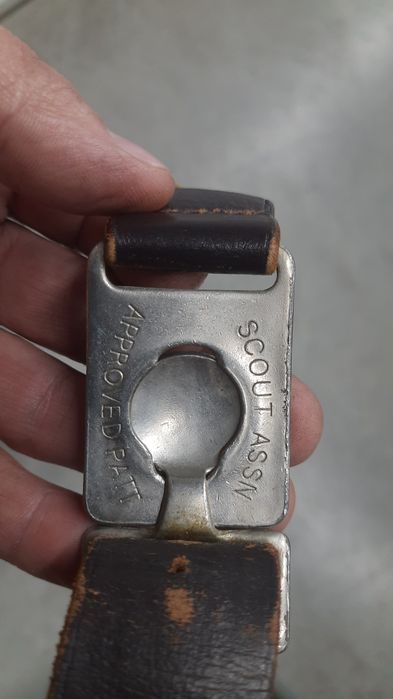 Scout assn approved patt, лілія, британський скаут пластун, шкіра, б/в