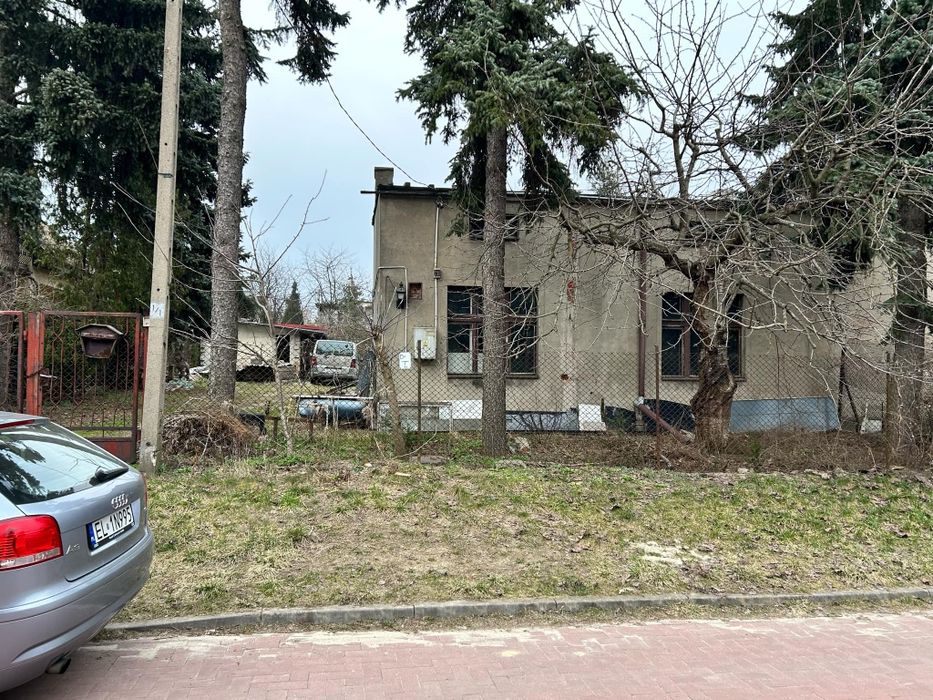 Działka z domem  Łódź Marysin-rogi