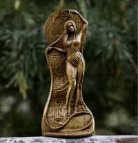 Статуетка з дерева - богиня Селена / богиня Місяця .