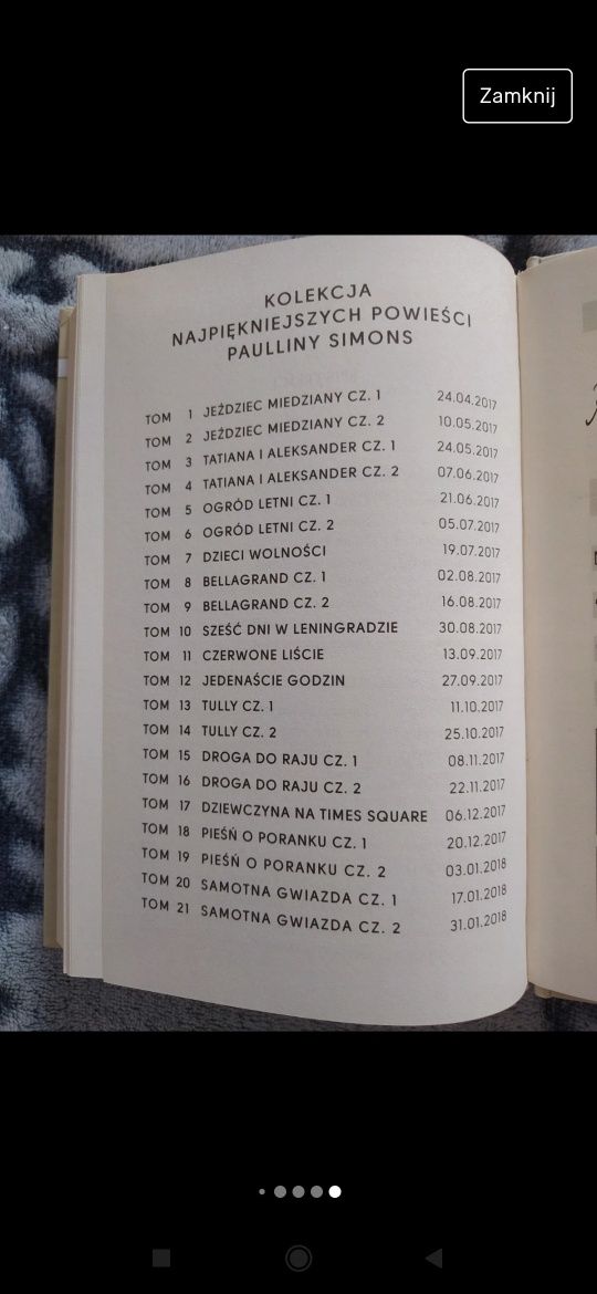Paullina Simons Dzieci Wolności w twardej oprawie