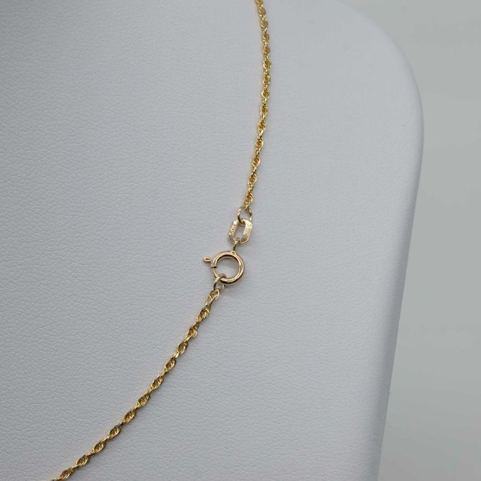 Złoty łańcuszek 585 1,92gram 45cm Kordel pełny Nowy WYSYŁKA GRATIS