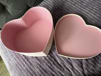 Коробка у формі серця рожева 30 см